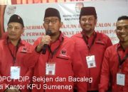 Pastikan Pendaftaran Bacaleg Ketua DPC PDIP Kabupaten Sumenep Kunjungi KPU