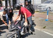 Kabel Telkom Makan Korban, Akibat Tersangkut Truk Di Kota Sumenep
