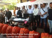 Operasi Sikat Semeru 2023 Polres Sumenep Amankan 10 Tersangka