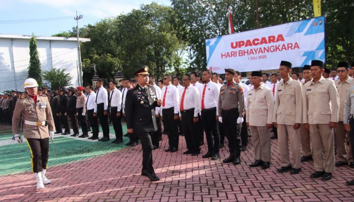 Polres Sumenep Gelar Upacara Hari Bhayangkara ke-79