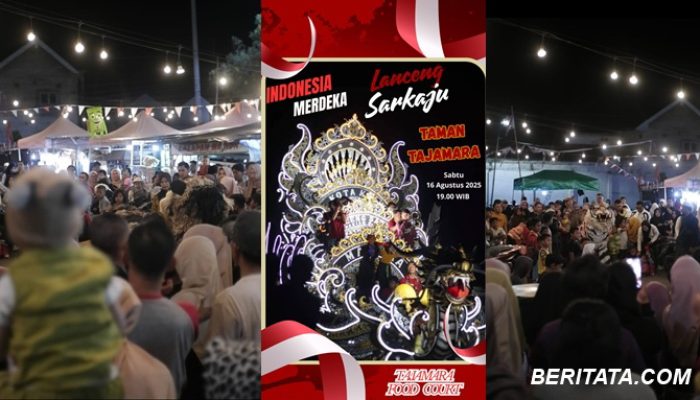 Semarakkan HUT Kemerdekaan Ke-80 RI, Paguyuban UMKM Taman Tajamara Adakan Syukuran dan Musik Tong-Tong