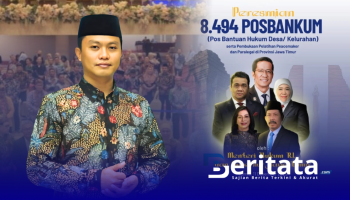 Kemenkumham Undang LBH Achmad Madani Putra Hadiri Peresmian Pos Bantuan Hukum di UNESA