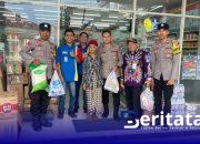 Kapolsek Lenteng Peduli Lansia dan Dhuafa Salurkan Bantuan Langsung Ajak Nenek Muati Belanja