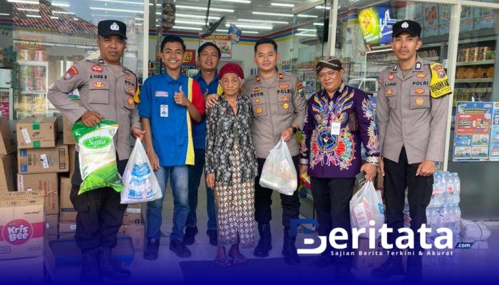 Kapolsek Lenteng Peduli Lansia dan Dhuafa Salurkan Bantuan Langsung Ajak Nenek Muati Belanja