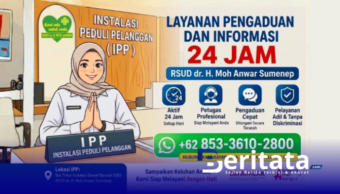 RSUD dr. H. Moh. Anwar Sumenep Hadirkan Layanan Pengaduan dan Informasi 24 Jam untuk Pasien
